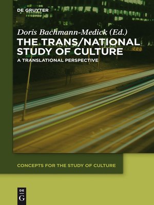 cover image of The Trans/National Study of Culture